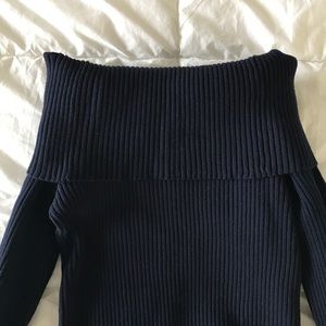 Off the shoulder sweater